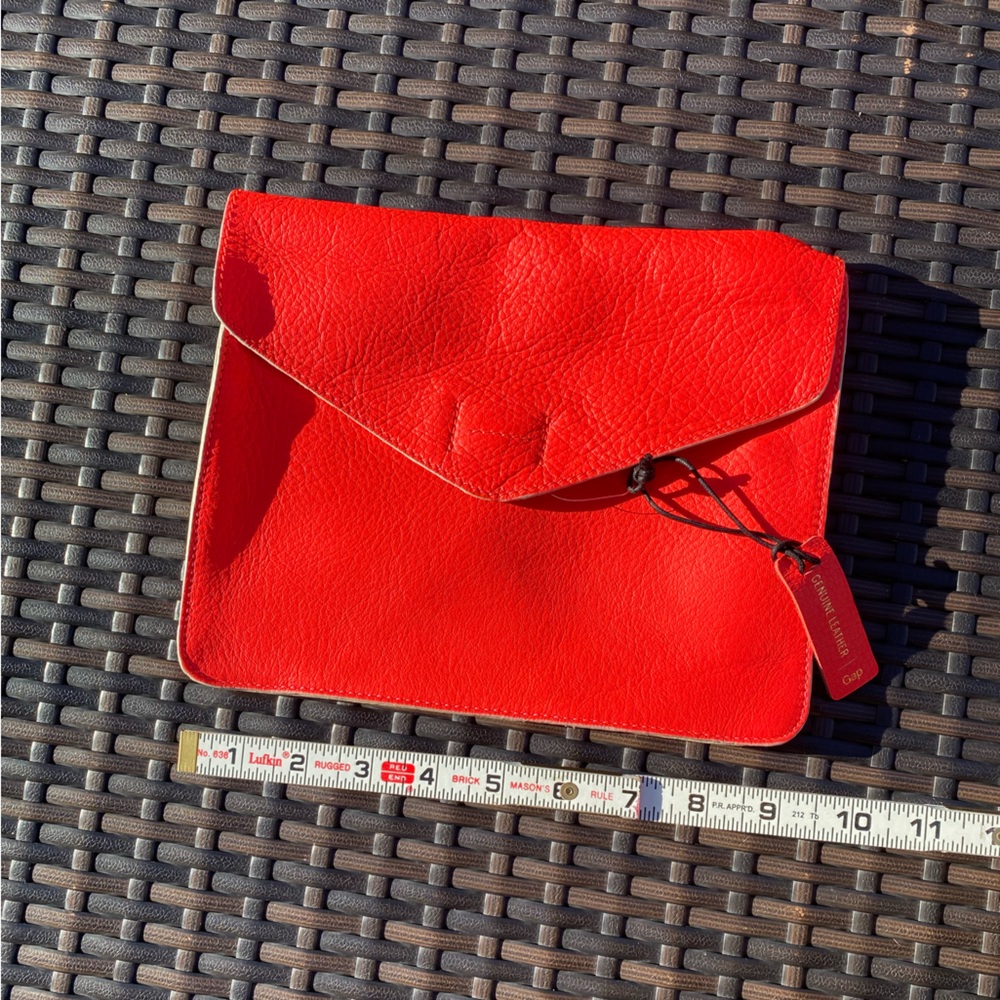 GAP Genuine Leather Envelope Clutch